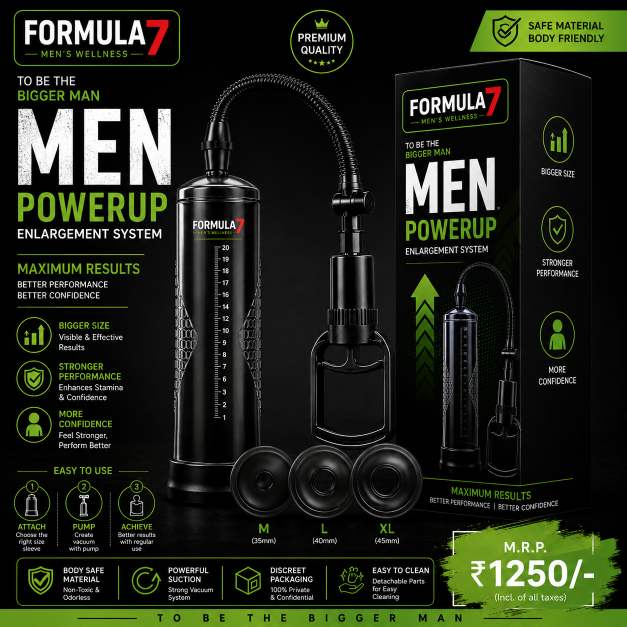Men Powerup Manual Pump