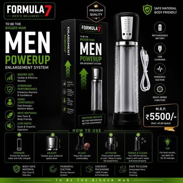 Men Powerup Automatic Pump